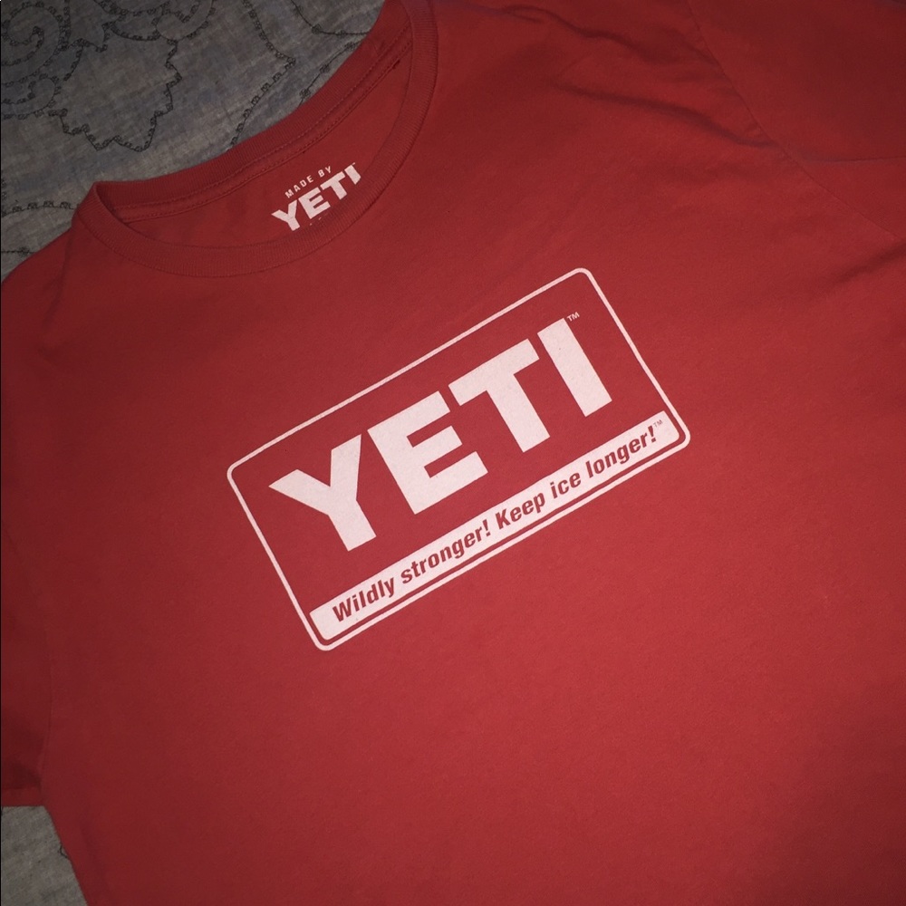 Red/Reddish Yeti Men’s Comfort Color T-Shirt